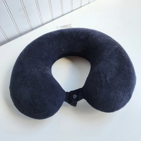 Memory Foam U Shaped Travel Sleep Pillow Head Back Neck Support Cushion Black 11 - Picture 2 of 7